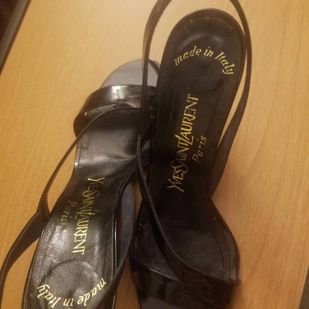 Yves saint Laurent wedged shoes